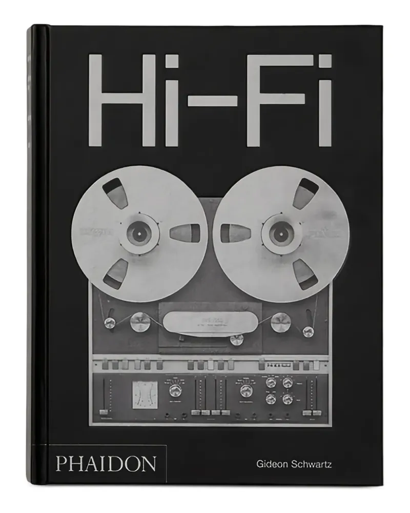 Phaidon Press Reel-to-Reel Tape Recorder Buch (28cm x 21,5cm) - Schwarz Schwarz