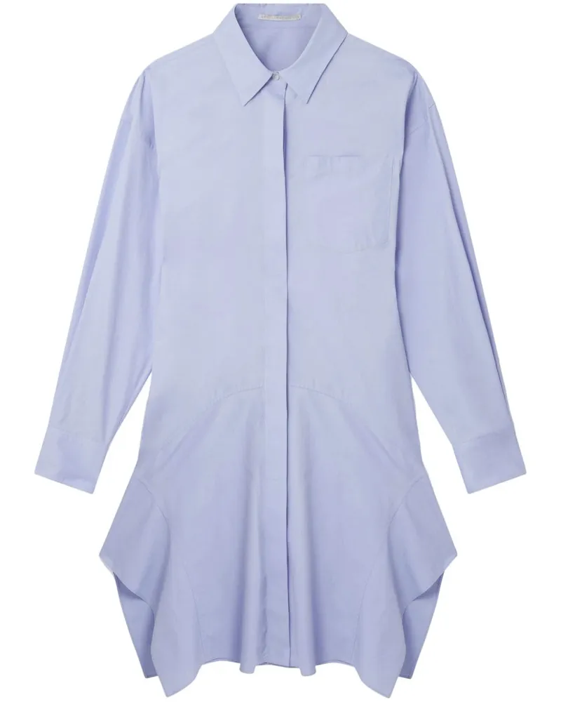 Stella McCartney Hemdkleid mit Puffärmeln - Blau Blau