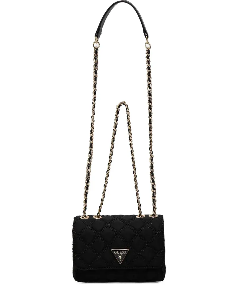 Guess Gesteppte Schultertasche - Schwarz Schwarz