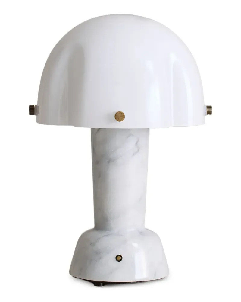 Soho Home Tragbare Rio Marmorlampe - Weiß Weiß