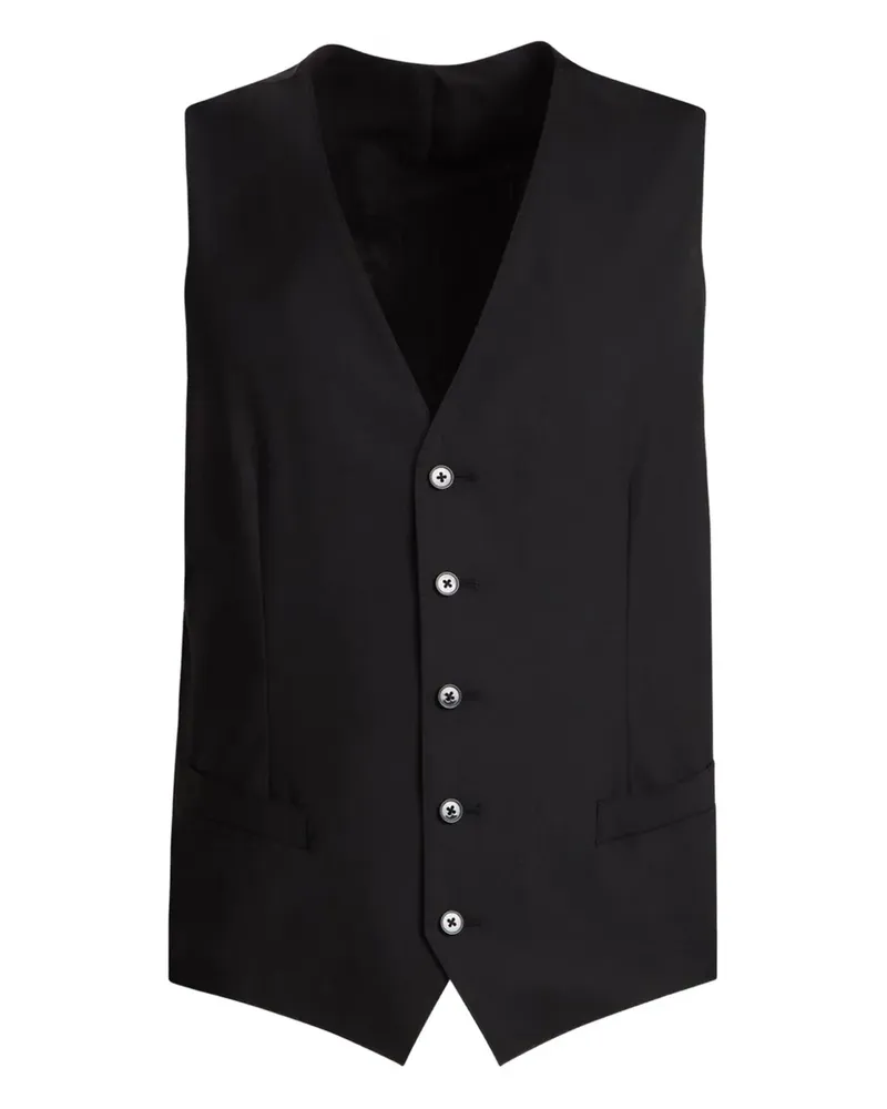 Dolce & Gabbana Weste aus Schurwolle - Schwarz Schwarz