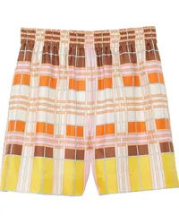 Burberry Geometrisch gemusterte Shorts Rosa