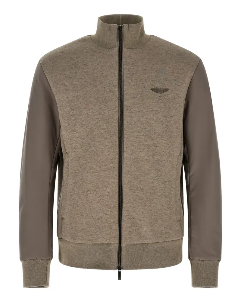 HUGO BOSS x Aston Martin Shepherd 242 mélange bomber jacket - Nude Nude