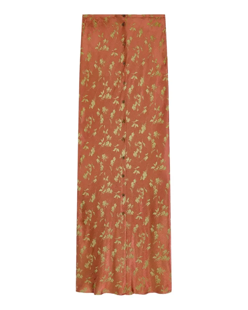 Dries van Noten Langer Jacquard-Rock - Braun Braun
