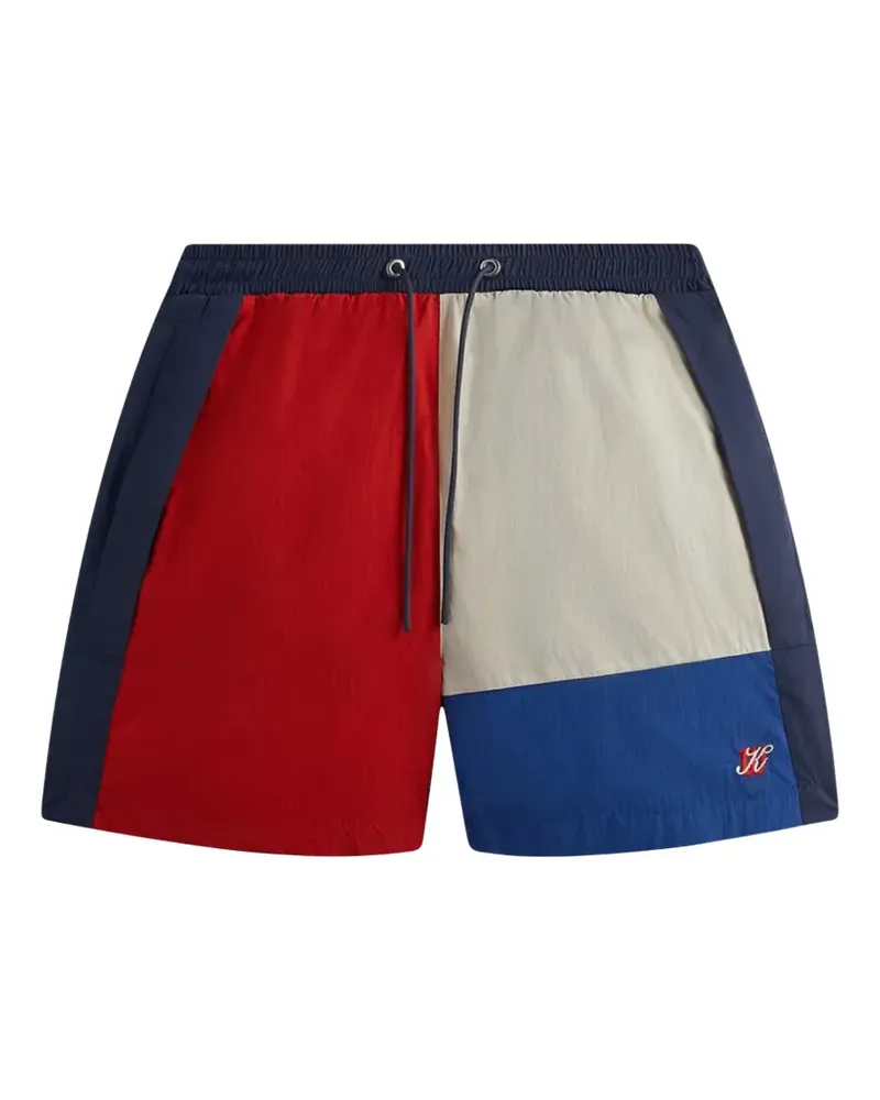 KITH logo-detail shorts - Blau Blau