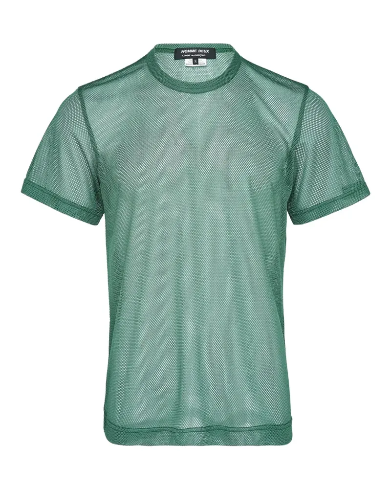Comme des Garçons mesh-knit T-shirt - Grün Grün