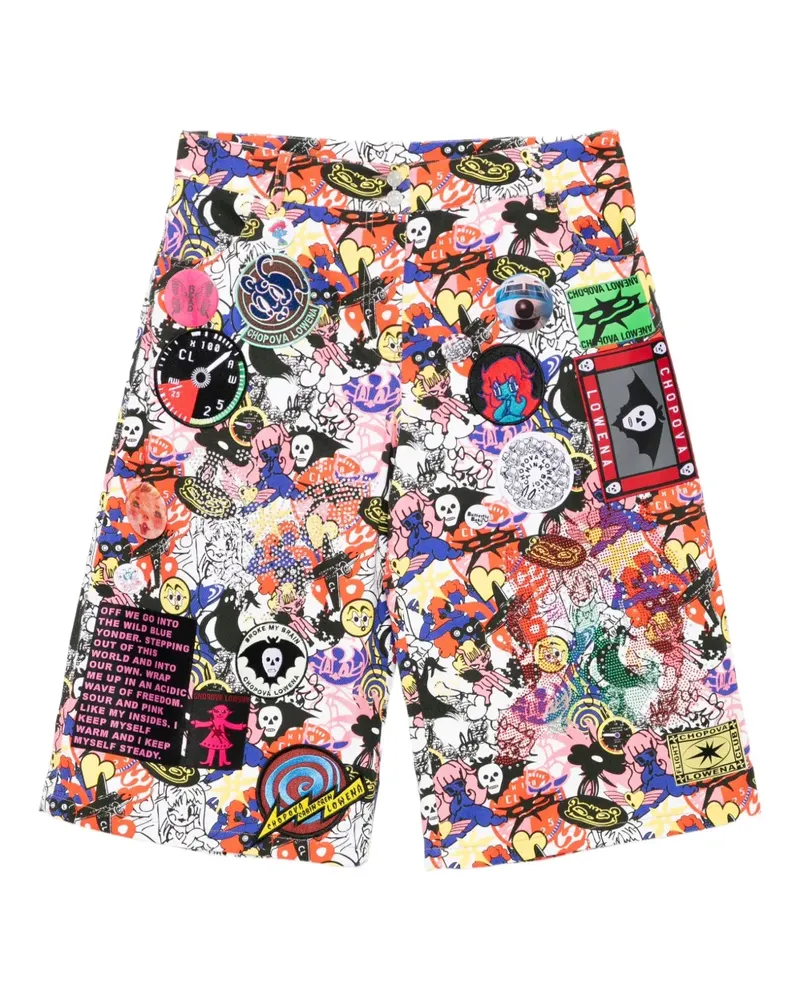 CHOPOVA LOWENA Cosmo Shorts - Weiß Weiß