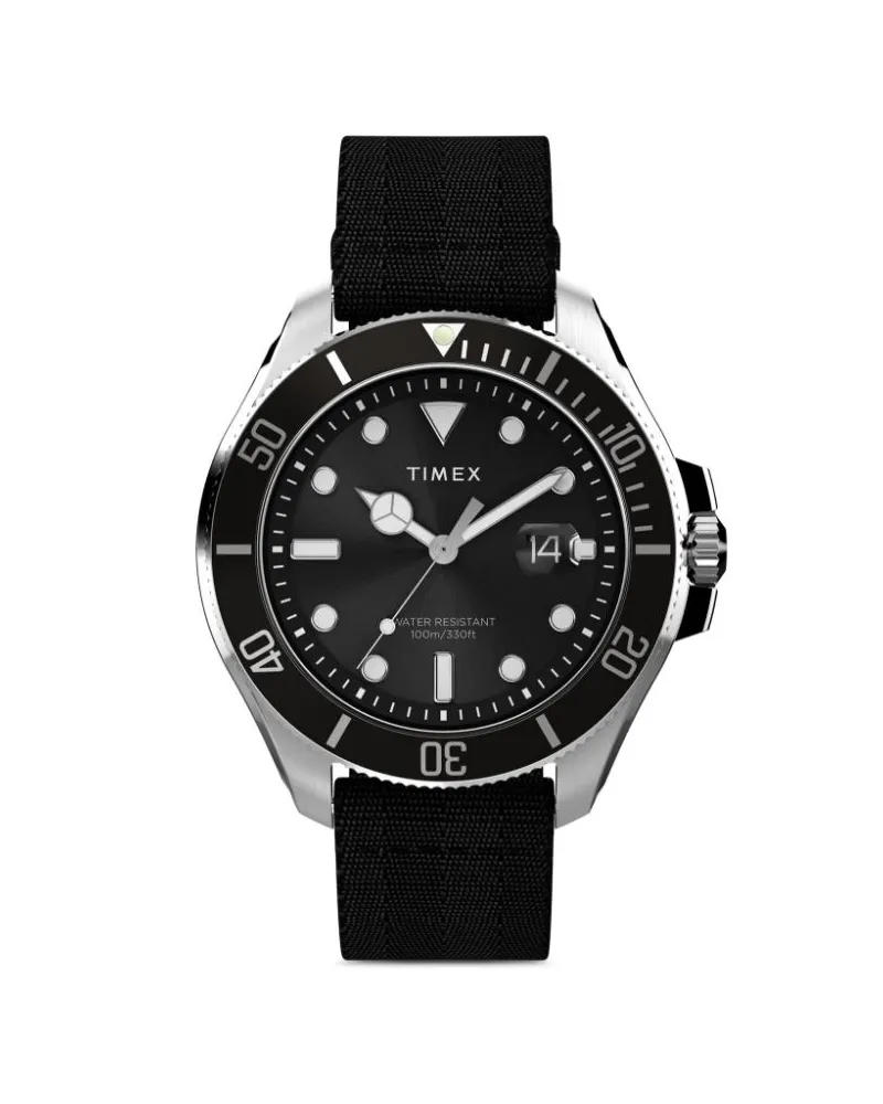Timex Harborside Coast 43mm - Schwarz Schwarz