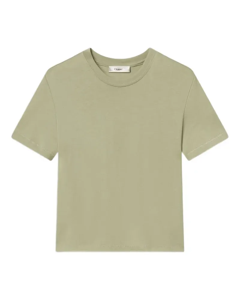 Frame Denim T-Shirt mit Rundhalsausschnitt - Grün Grün