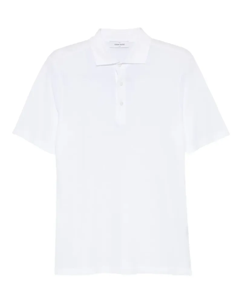 Gran Sasso short-sleeve polo shirt - Weiß Weiß
