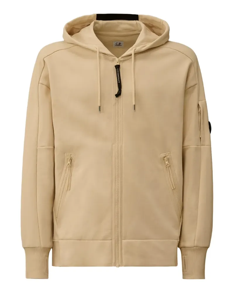 C.P. Company Kapuzenjacke mit Reißverschluss - Nude Nude