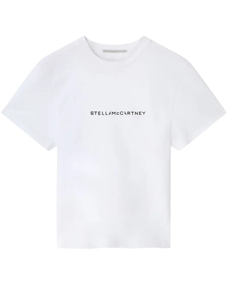 Stella McCartney Stella Iconics T-Shirt mit Logo-Print - Nude Nude