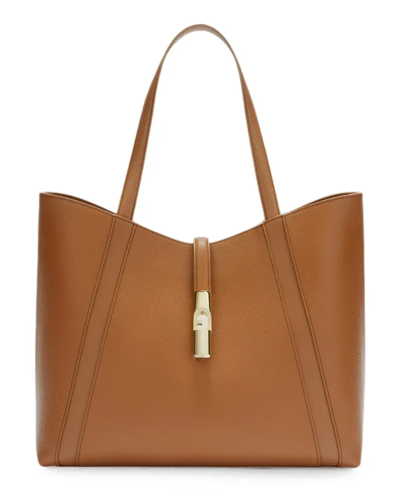Furla Goccia Tote Bag - Braun Braun