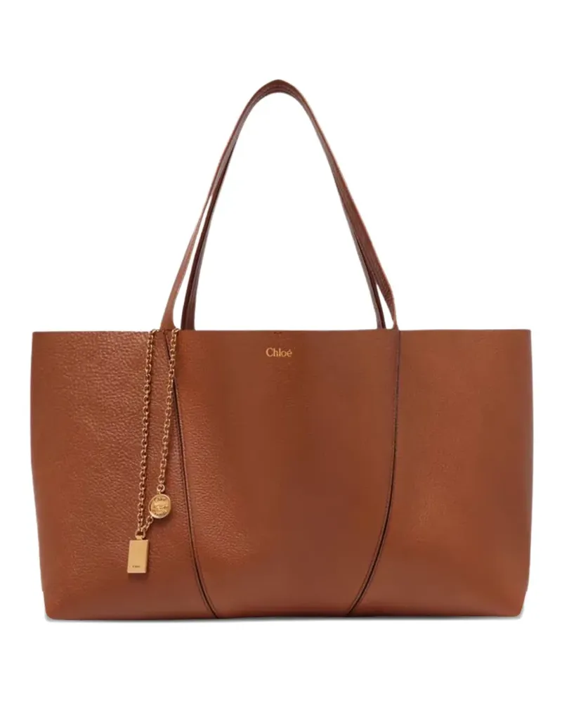 Chloé Schultertasche mit Kettendetail - Braun Braun
