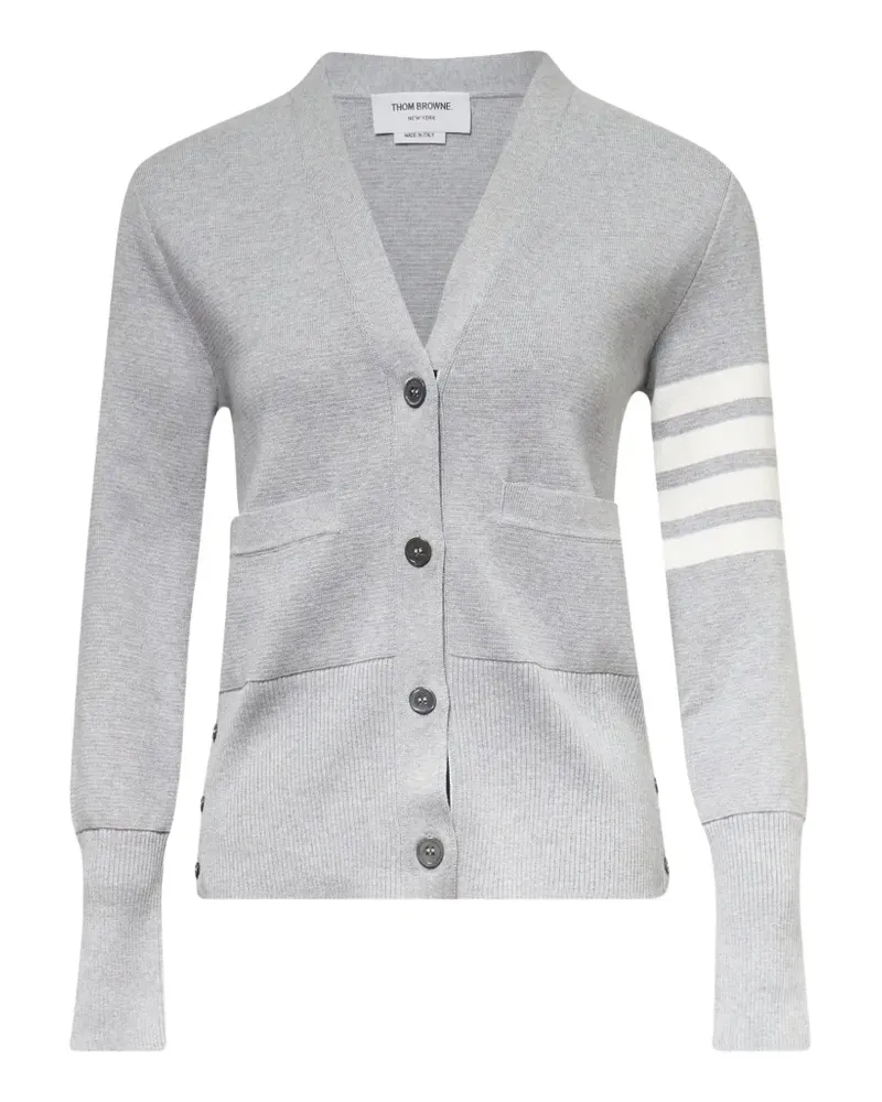 Thom Browne Milano Cardigan - Grau Grau
