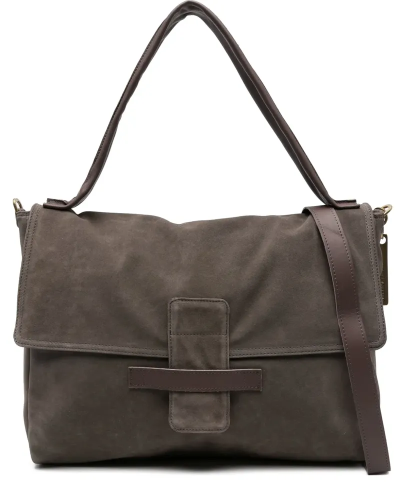 Caterina Lucchi Maria Satchel-Tasche mit Klappendetail - Braun Braun