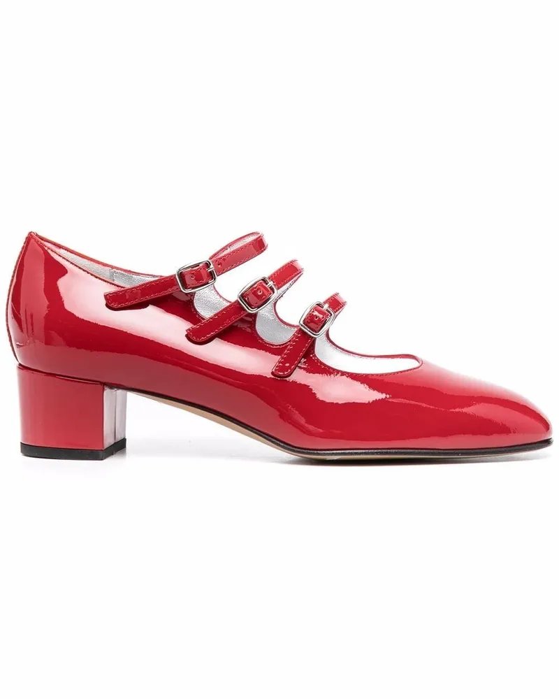 Carel Pumps aus Lackleder - Rot Rot