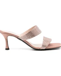 N° 21 Mules mit Pailletten 70mm Rosa