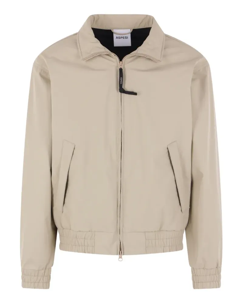 ASPESI elasticated-trim jacket - Nude Nude