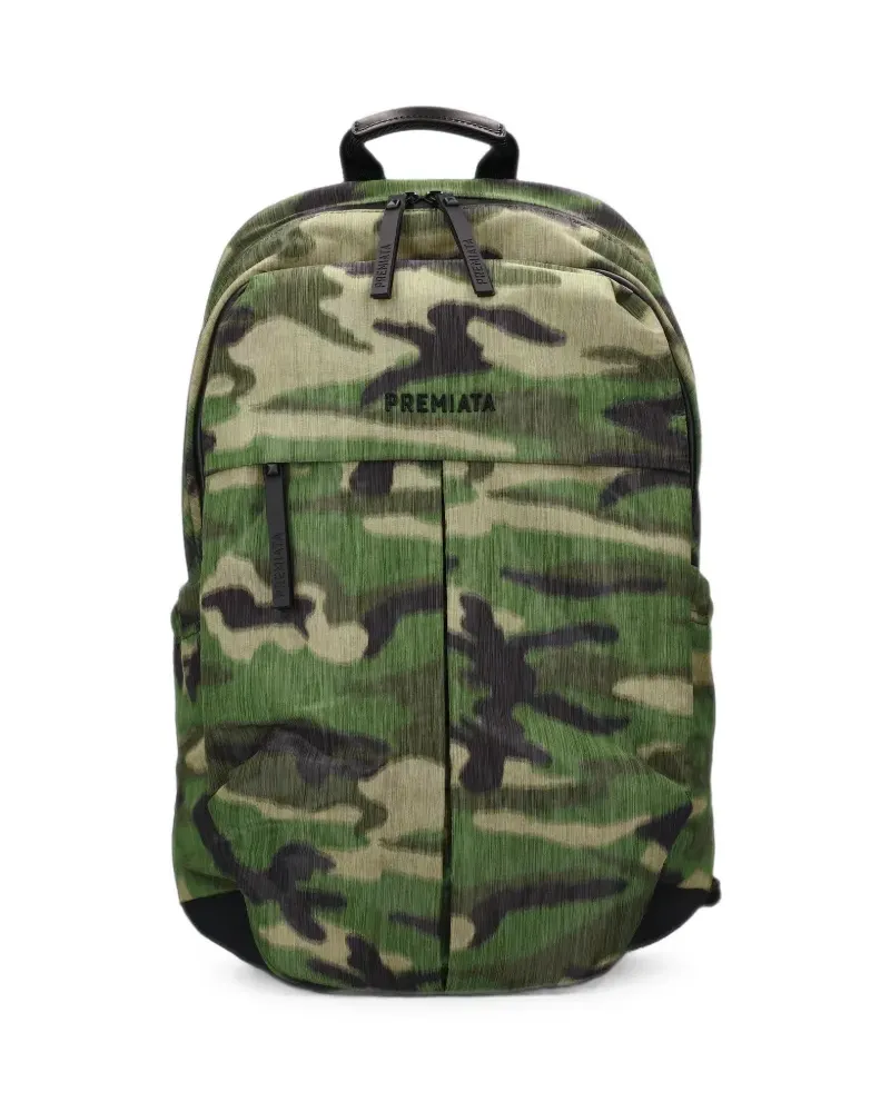Premiata Wonder Rucksack mit Camouflagemuster - Grün Grün