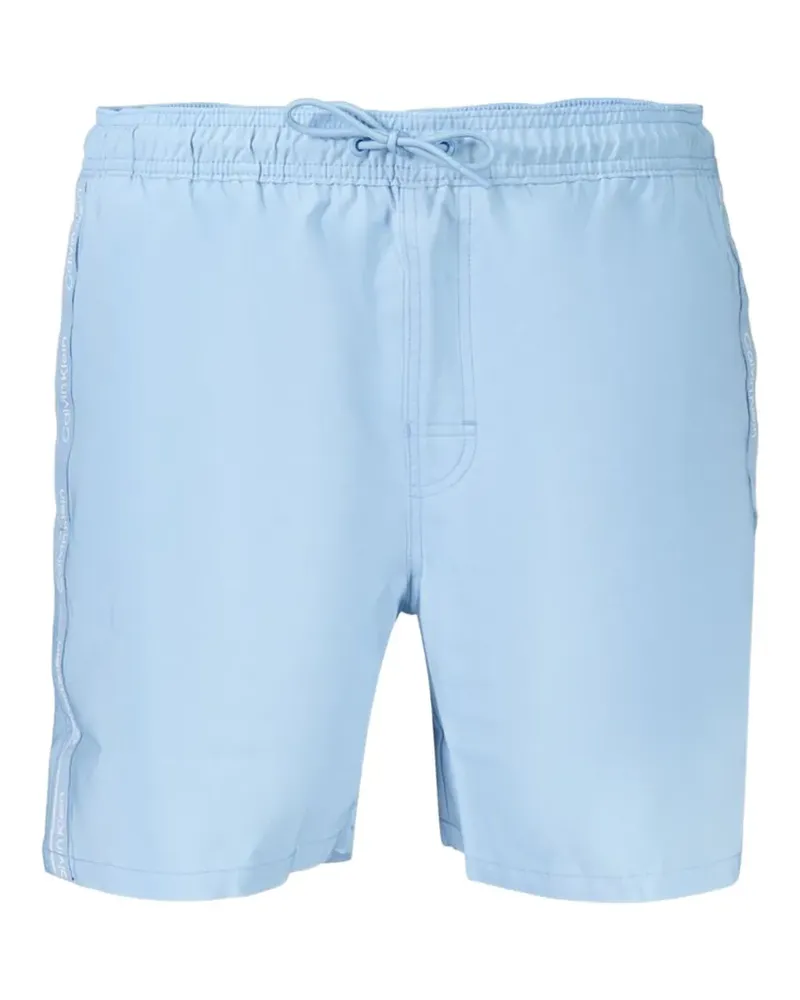 Calvin Klein Core Badeshorts mit Logo-Band und Kordelzug - Blau Blau