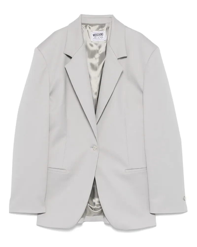 Moschino Einreihiges Sakko - Grau Grau