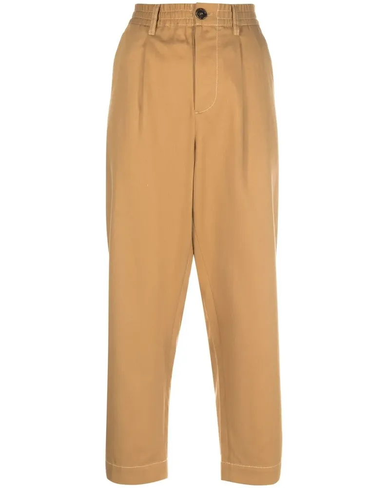 Marni Klassische Tapered-Hose - Nude Nude