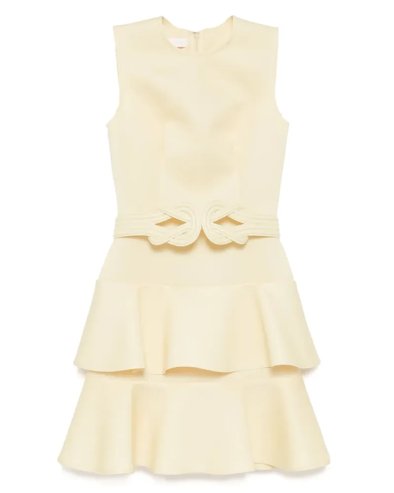 Saiid Kobeisy Minikleid mit Rüschen - Gelb Gelb