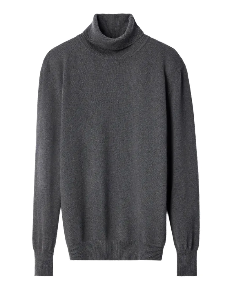 Christophe Lemaire stand-collar sweater in cashmere - Grau Grau
