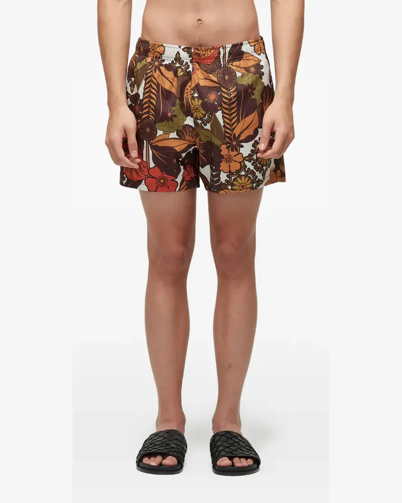 Osklen Garden Party Badeshorts - Braun Braun