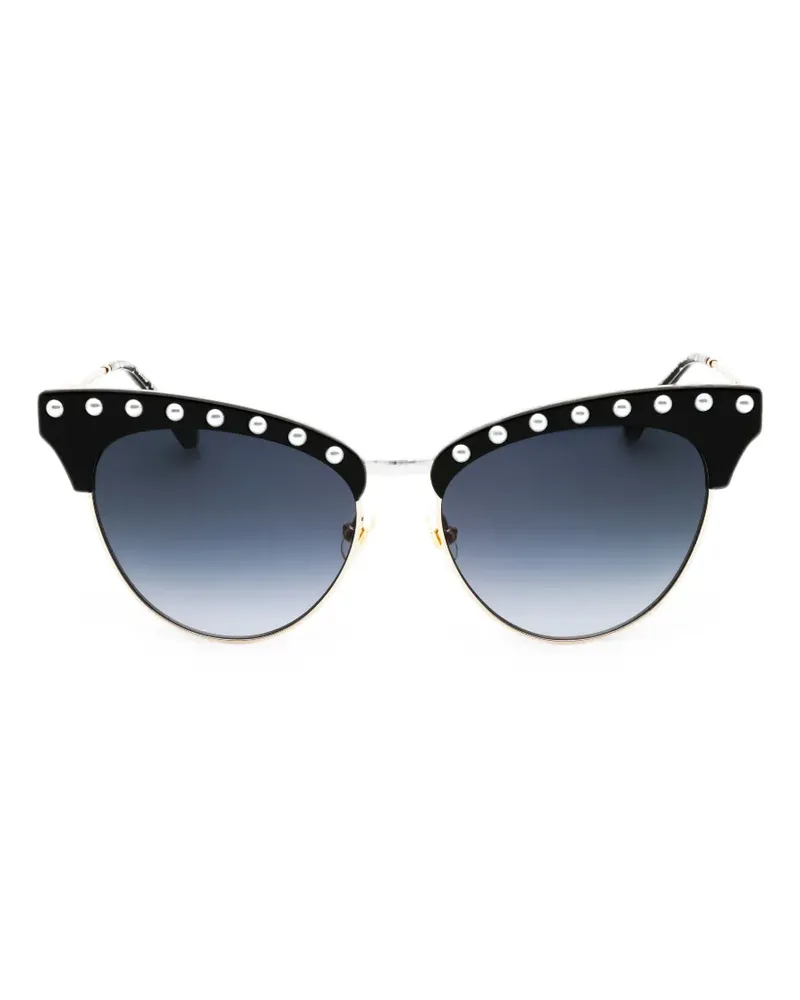 Kate Spade Cat-Eye-Sonnenbrille mit Zierperlen - Schwarz Schwarz