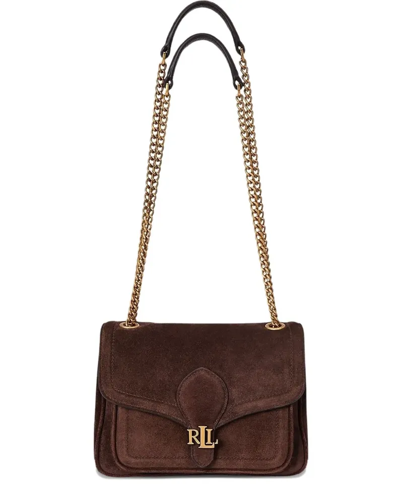 Ralph Lauren small Bradley suede shoulder bag - Braun Braun