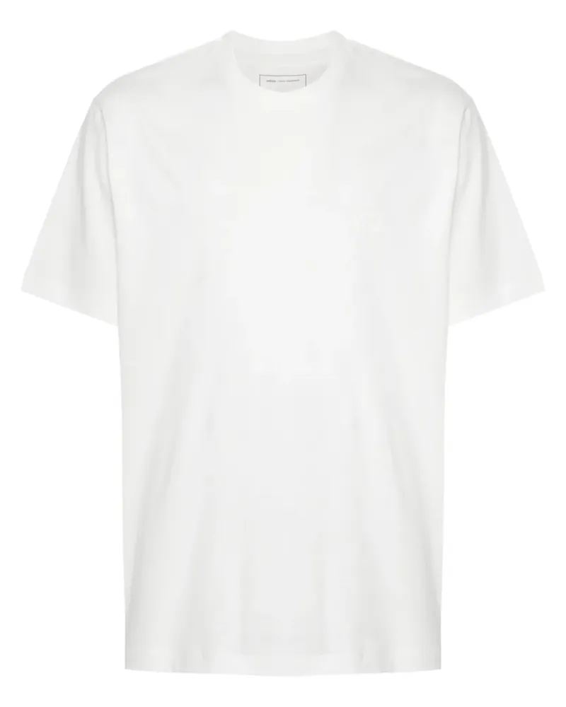 Y-3 T-Shirt mit Logo-Print - Weiß Weiß
