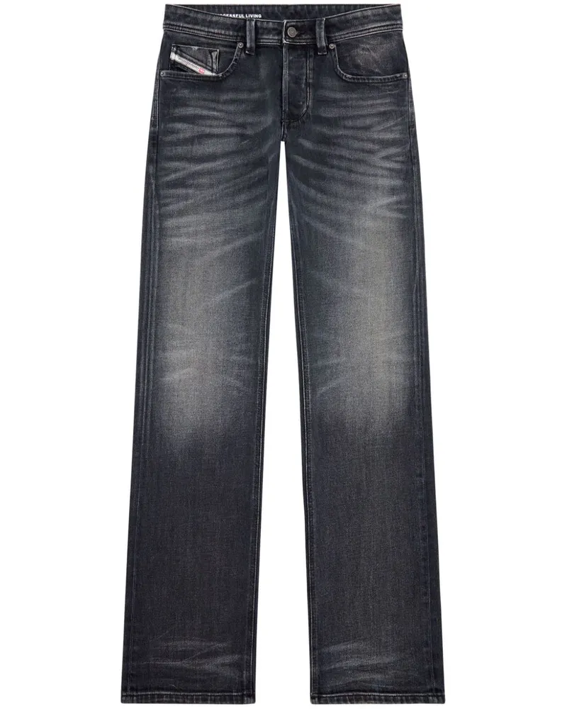 Diesel 1985 Larkee Straight-Leg-Jeans - Schwarz Schwarz