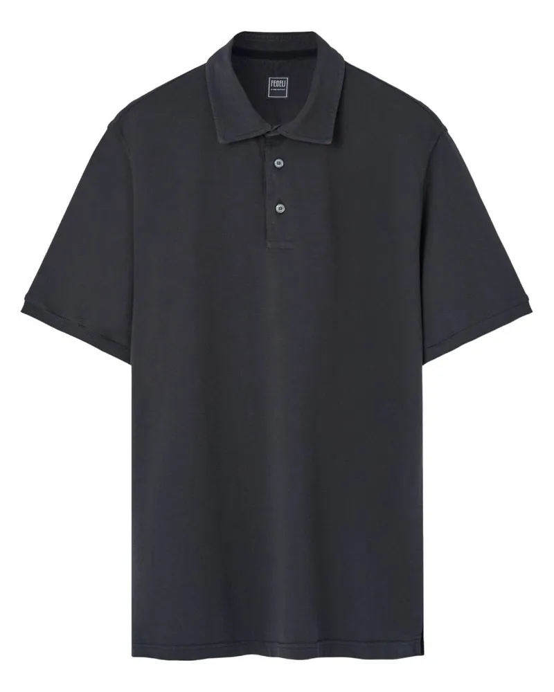 Fedeli Zero Poloshirt Grau