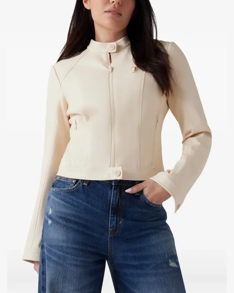 Guess Schmale Jacke mit Reißverschluss - Nude Nude