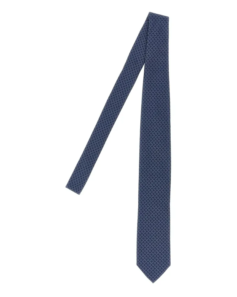 Pal Zileri patterned jacquard tie - Blau Blau