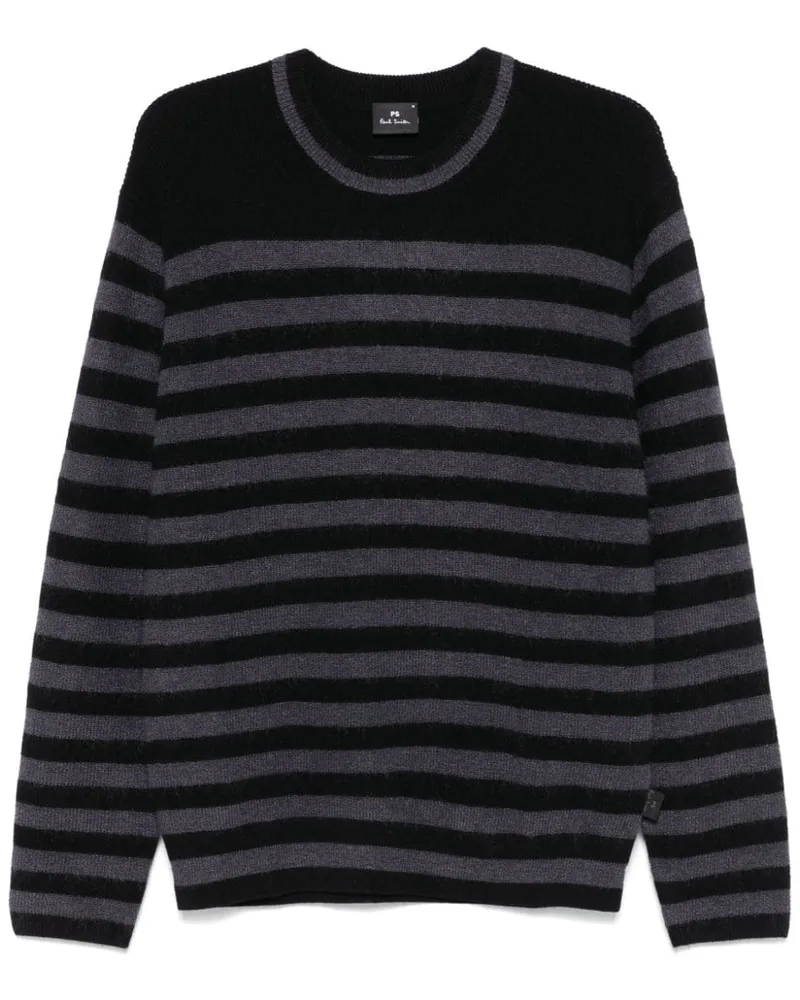 Paul Smith Gestreifter Pullover - Schwarz Schwarz