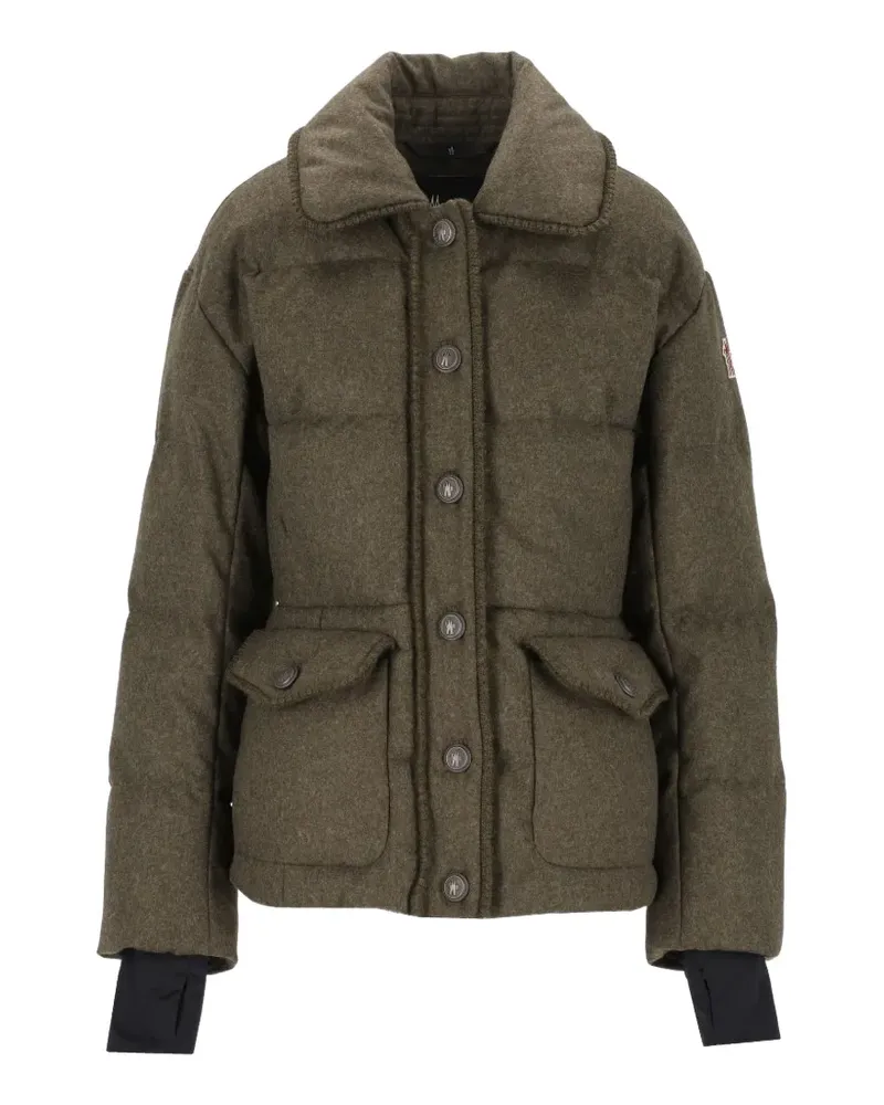 Moncler Monteain loden down coat - Grün Grün