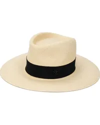 Maison Michel Charles Fedora aus Stroh Nude