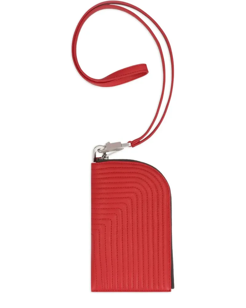 Rick Owens Portemonnaie mit Kragen - Rot Rot