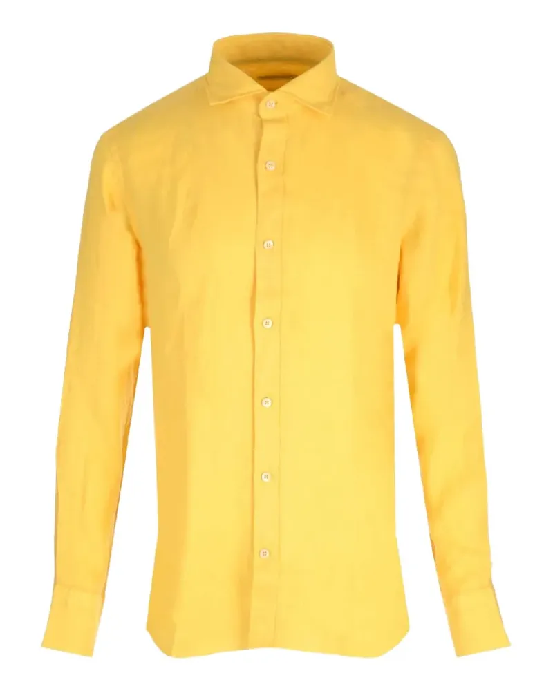 Al Duca D’Aosta 1902 button down shirt - Gelb Gelb