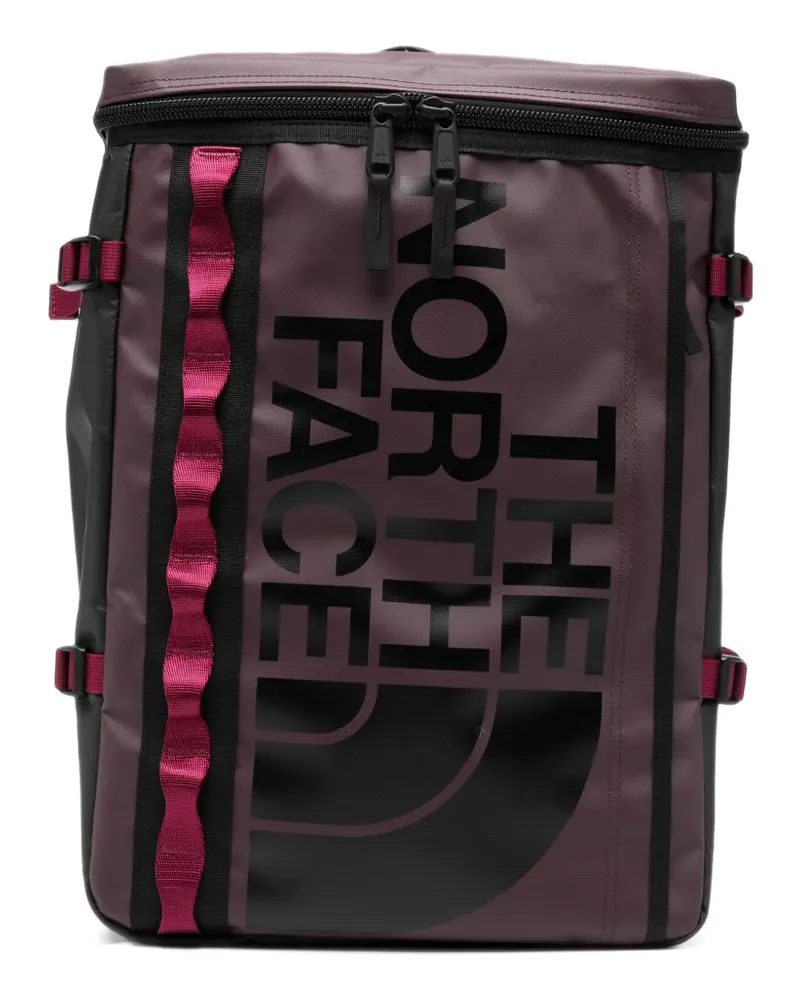 The North Face logo-print panelled backpack - Violett Violett