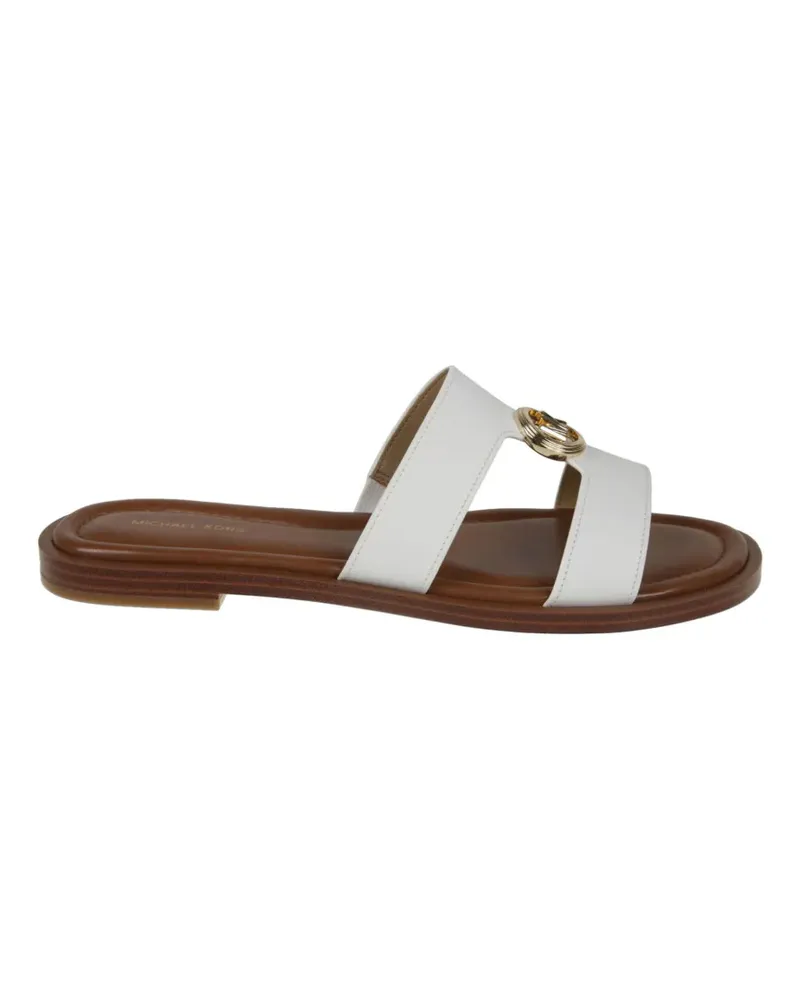Michael Kors Sandalen mit Logo - Weiß Weiß