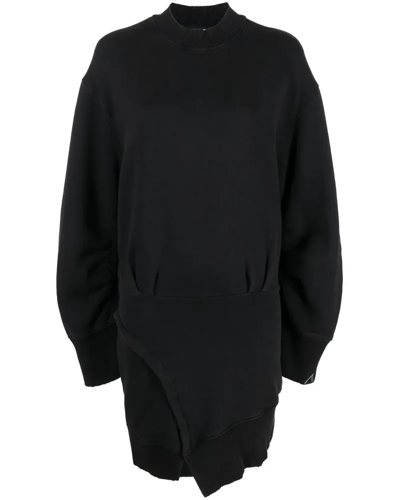 ATTICO Asymmetrisches Kleid - Schwarz Schwarz