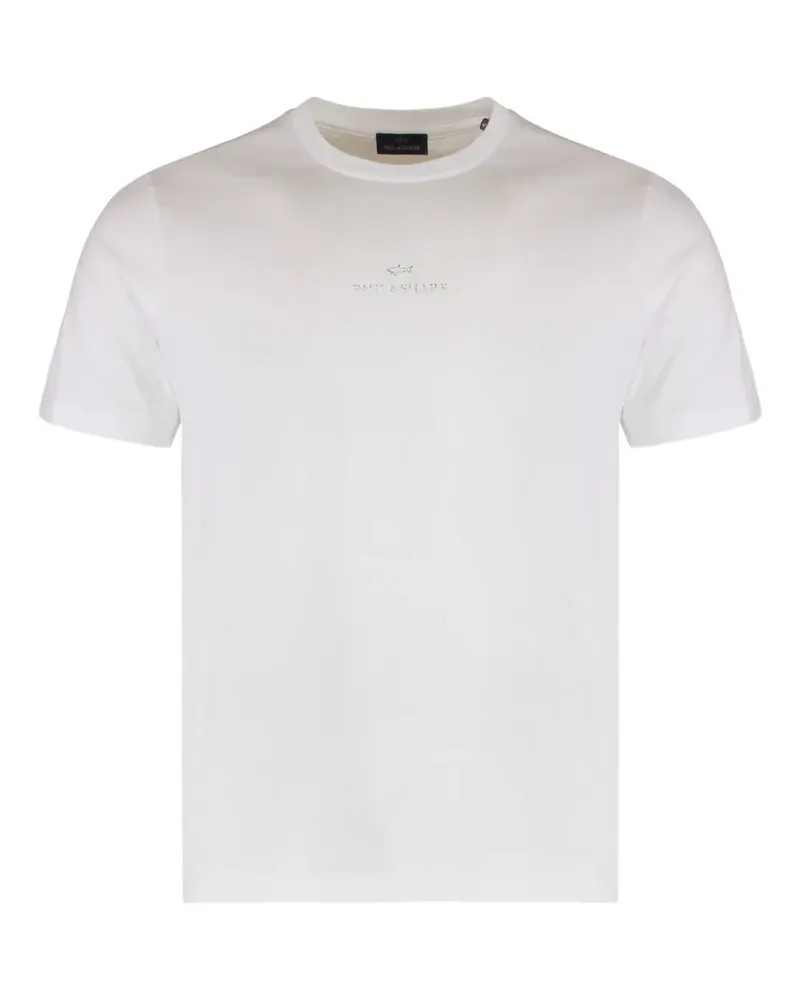 Paul & Shark T-Shirt mit rundem Ausschnitt - Weiß Weiß