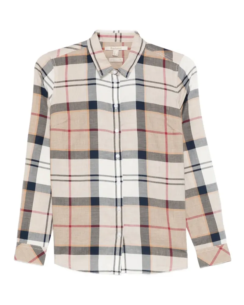 Barbour Hemd mit Karomuster - Nude Nude