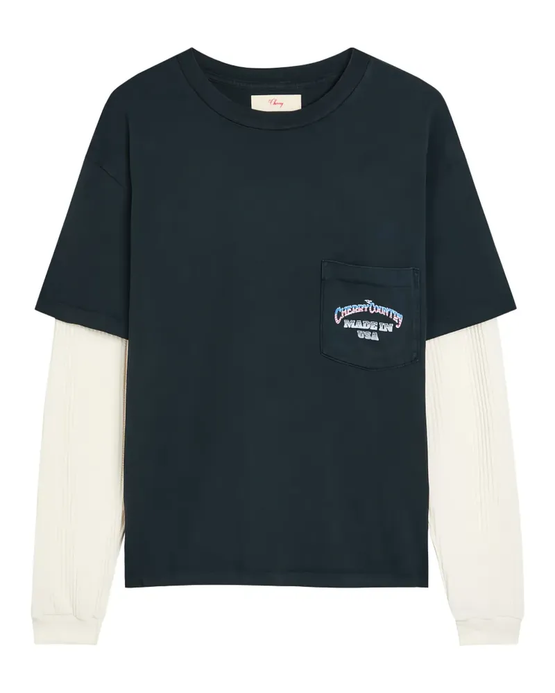 CHERRY LA T-Shirt mit grafischem Print - Schwarz Schwarz