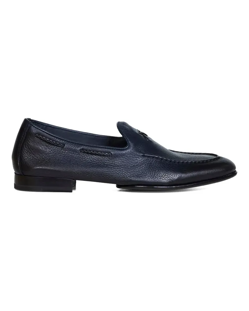 Doucal´s leather loafers - Blau Blau