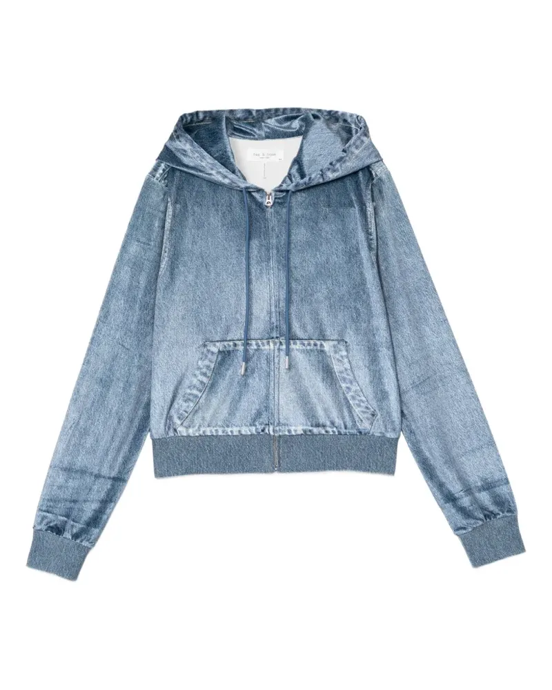 Rag & Bone Miramar Hoodie - Blau Blau